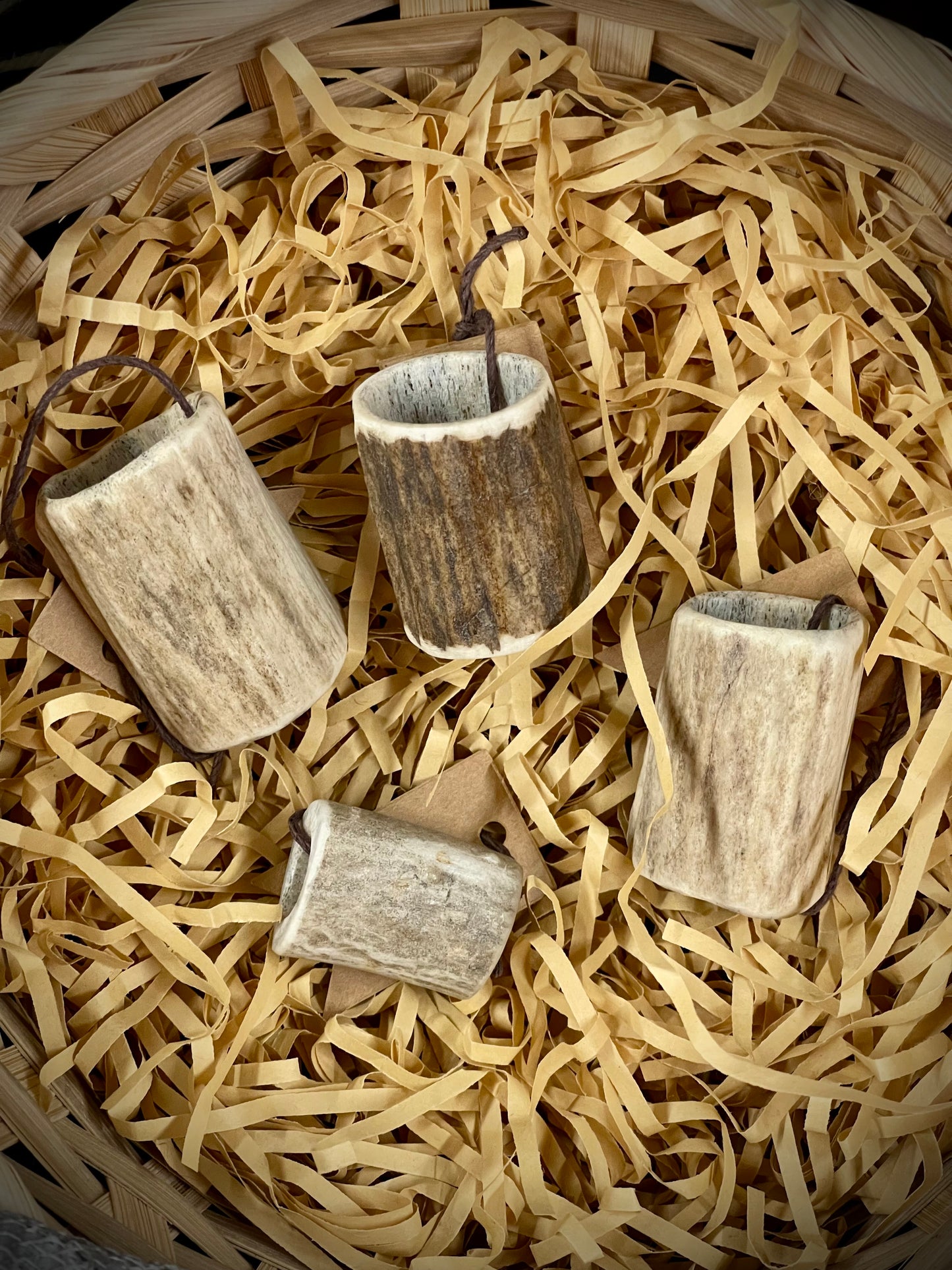 Handcrafted Antler Scarf Slides by North 89 Rustic Design