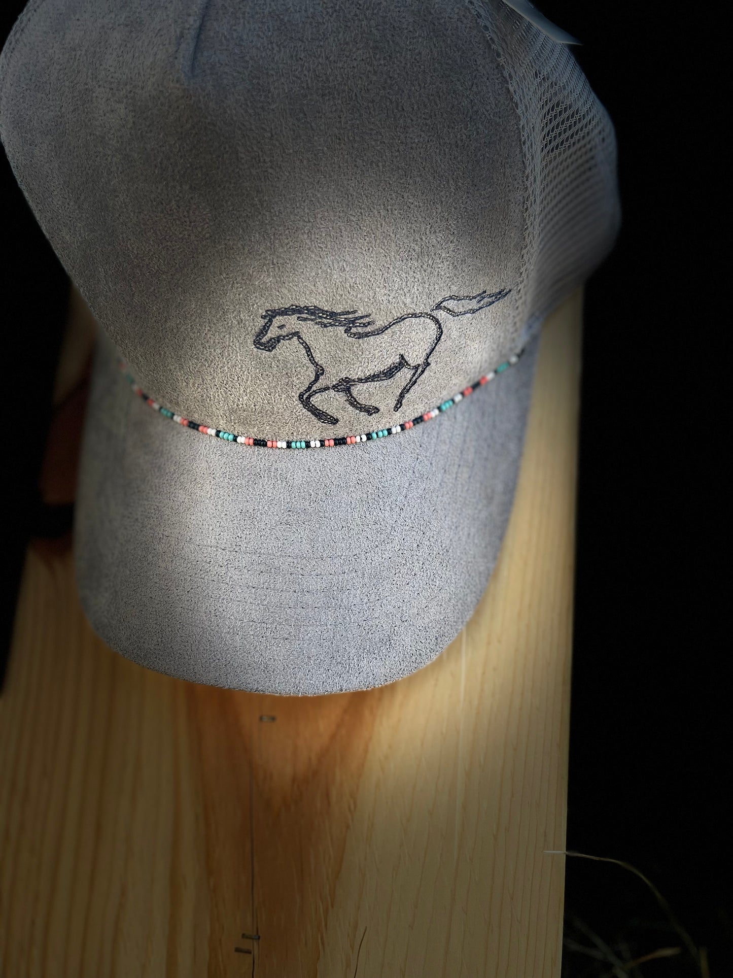 Sagebrush Exclusive x Crazy Kate Designs Hand-Beaded/Hand-Burned Baseball Caps