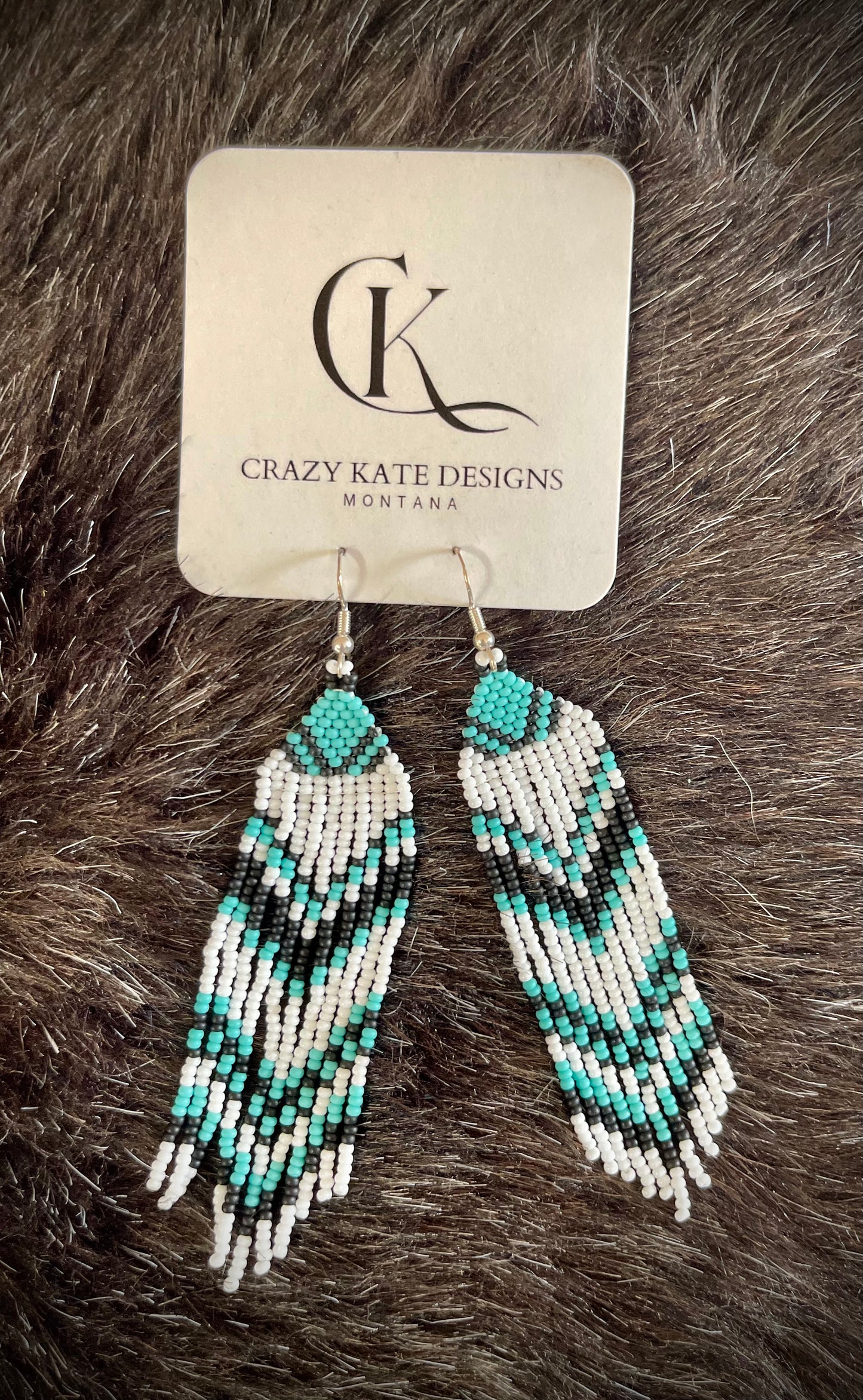 Crazy Kate Designs Seed Bead Earrings