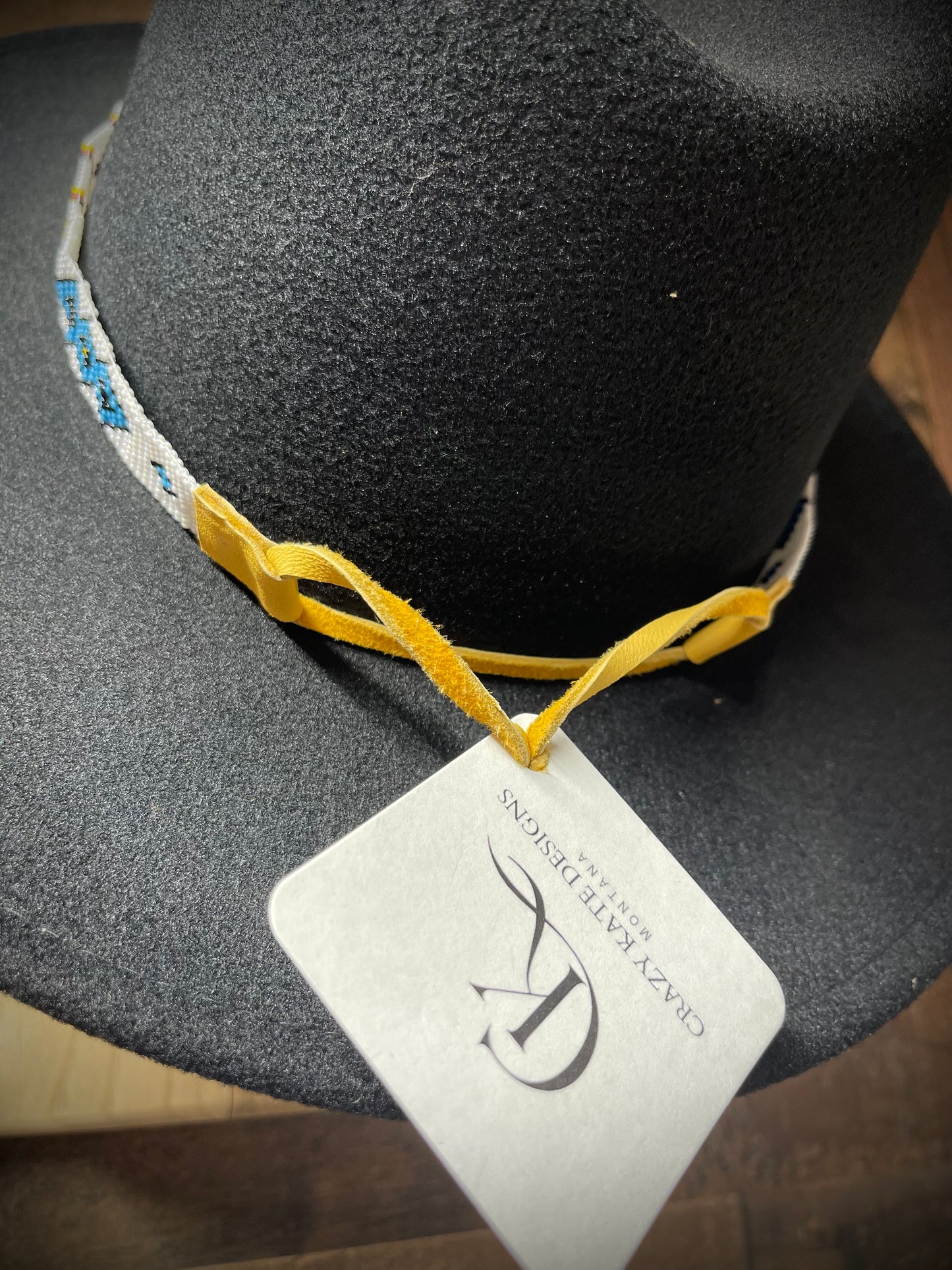 Crazy Kate Designs Seed Bead Hat Accessories