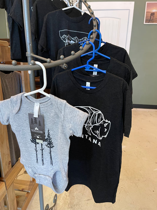 Rustic "Three Tree" Onesies