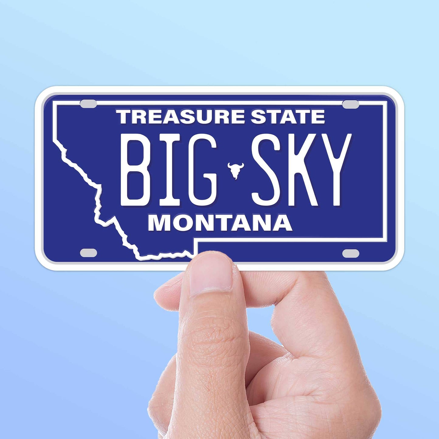 Montana “Big Sky” License Plate Stickers