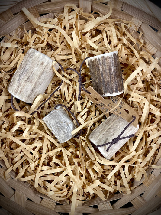 Handcrafted Antler Scarf Slides by North 89 Rustic Design