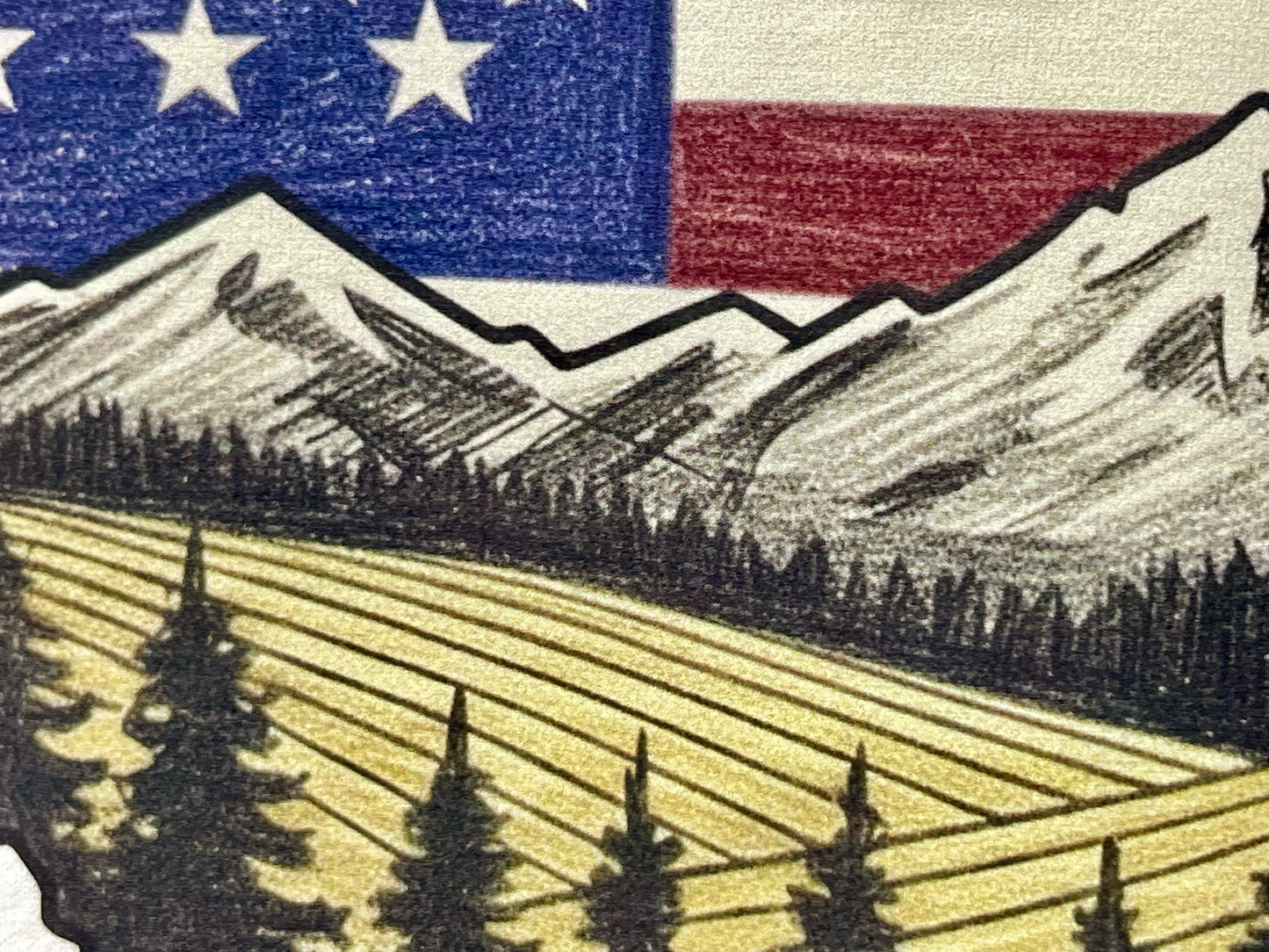 “Montana Sketch USA”—Adult