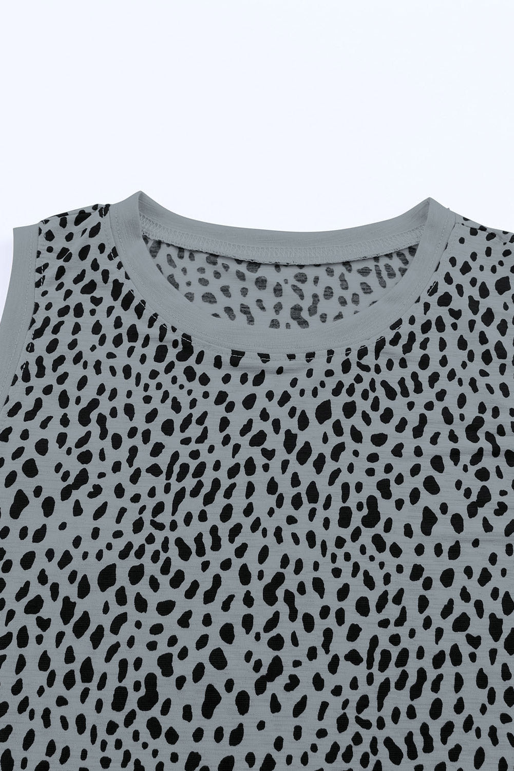 Printed Round Neck Tank (5 Colors Available)