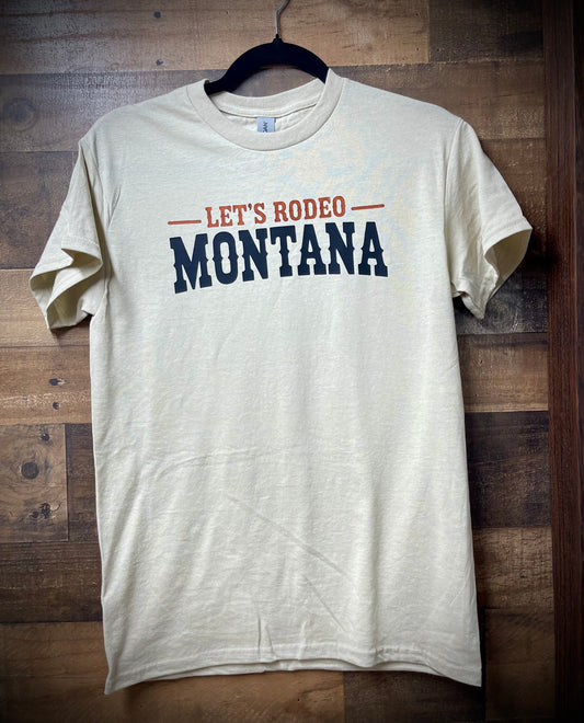 Sagebrush Designs “Let’s Rodeo Montana” T-Shirts