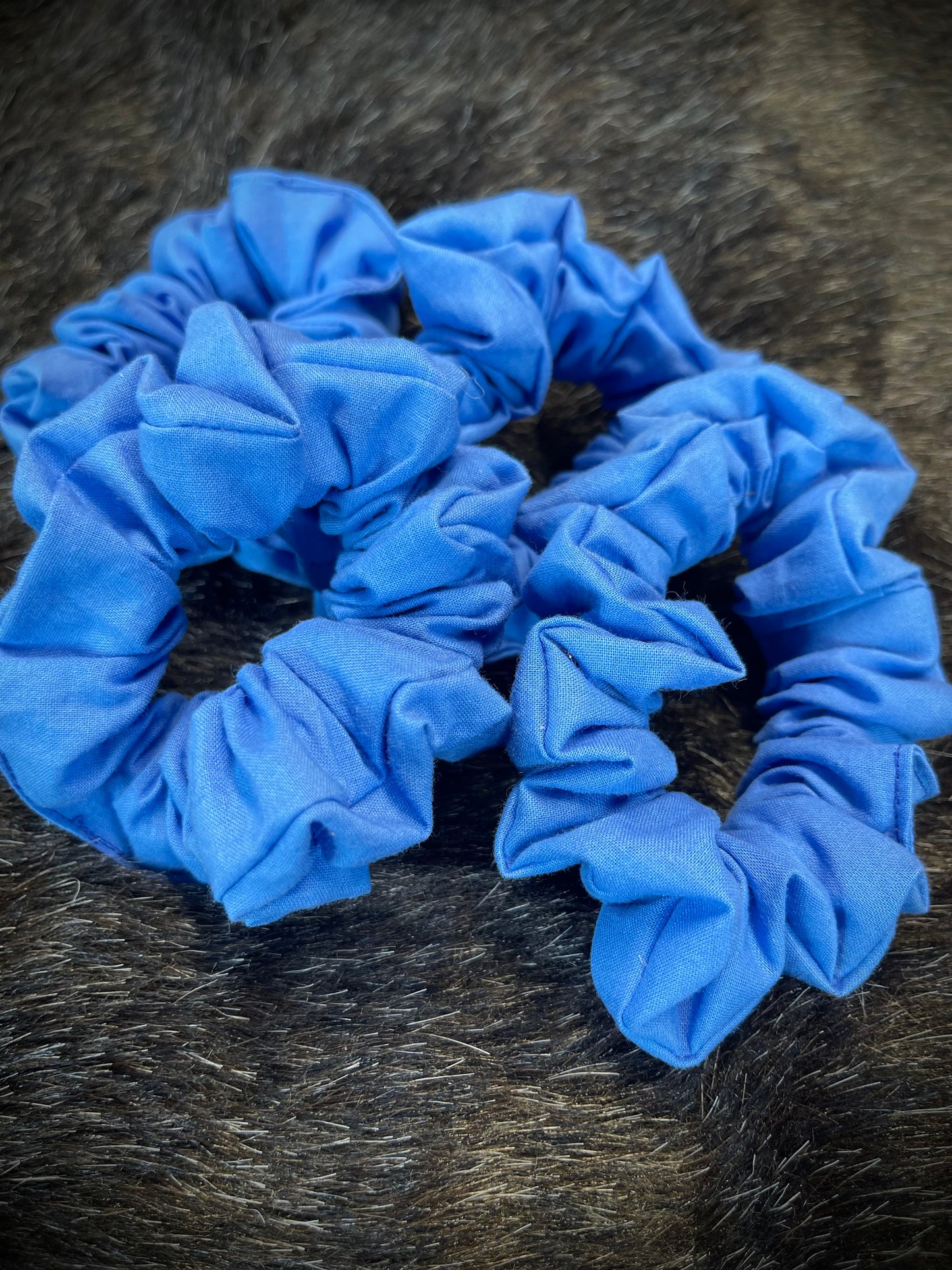 "Moody Blues" Hair Scrunchies
