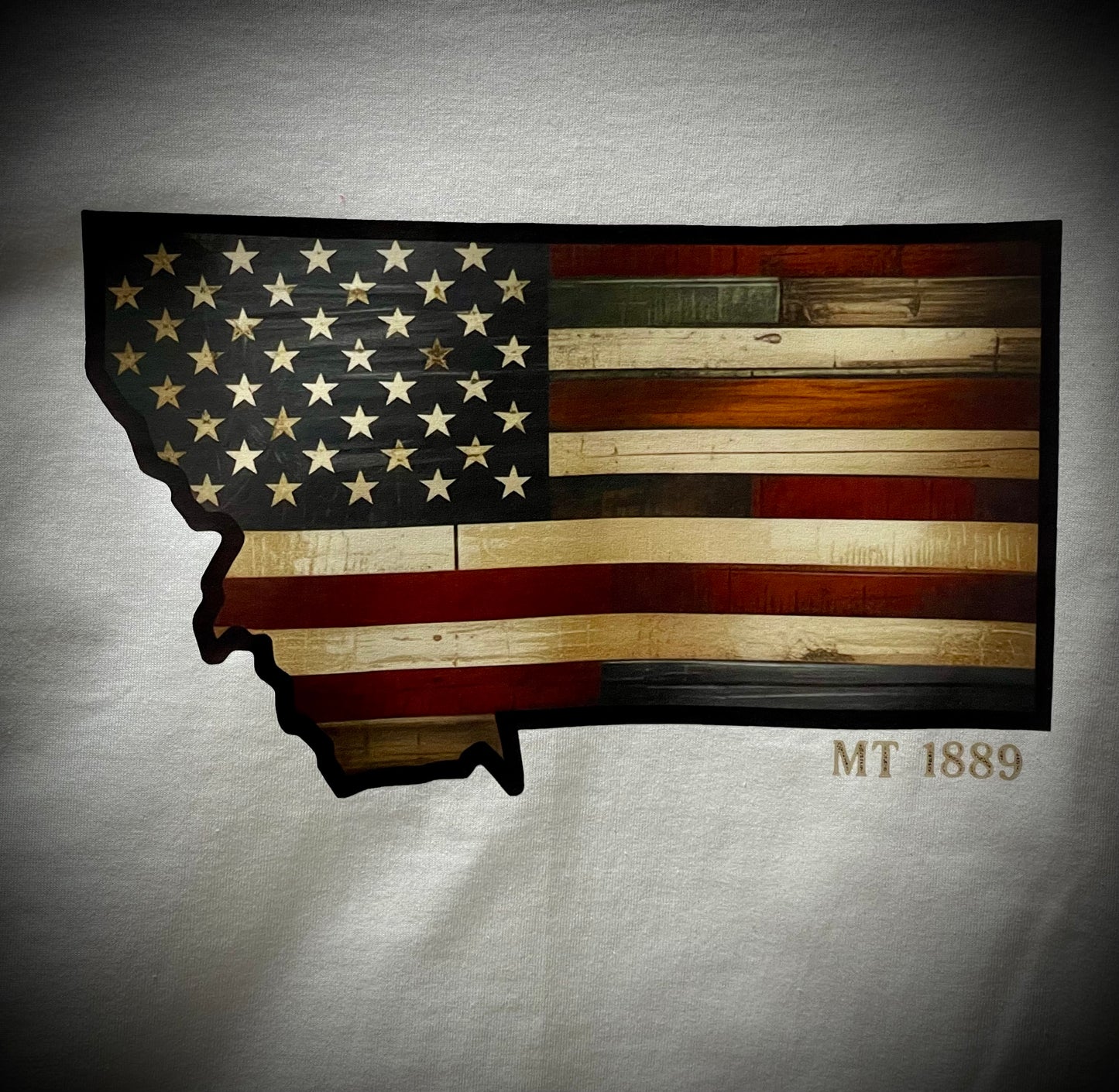 “Rustic MT 1889 USA” Tees—Adult