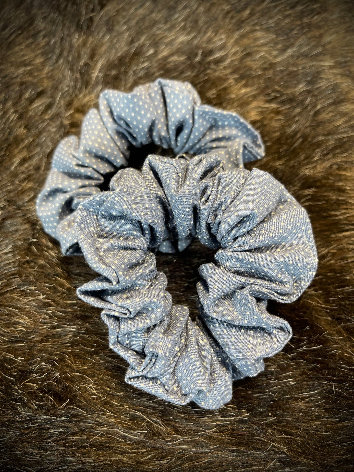 "Moody Blues" Hair Scrunchies