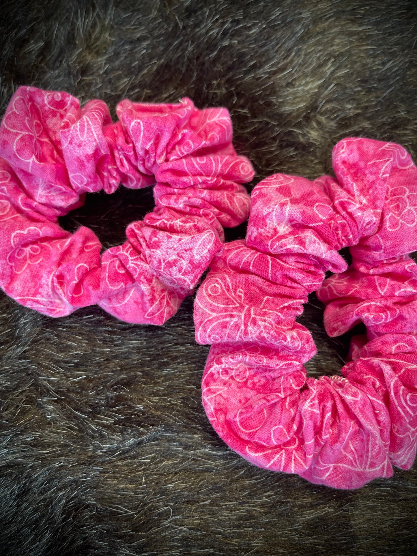 "Pretty in Pinks" Hair Scrunchies