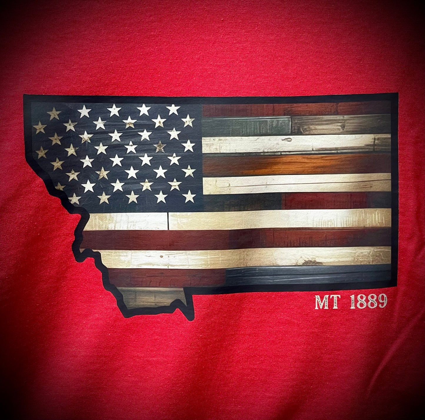 “Rustic MT 1889 USA” Tees—Adult