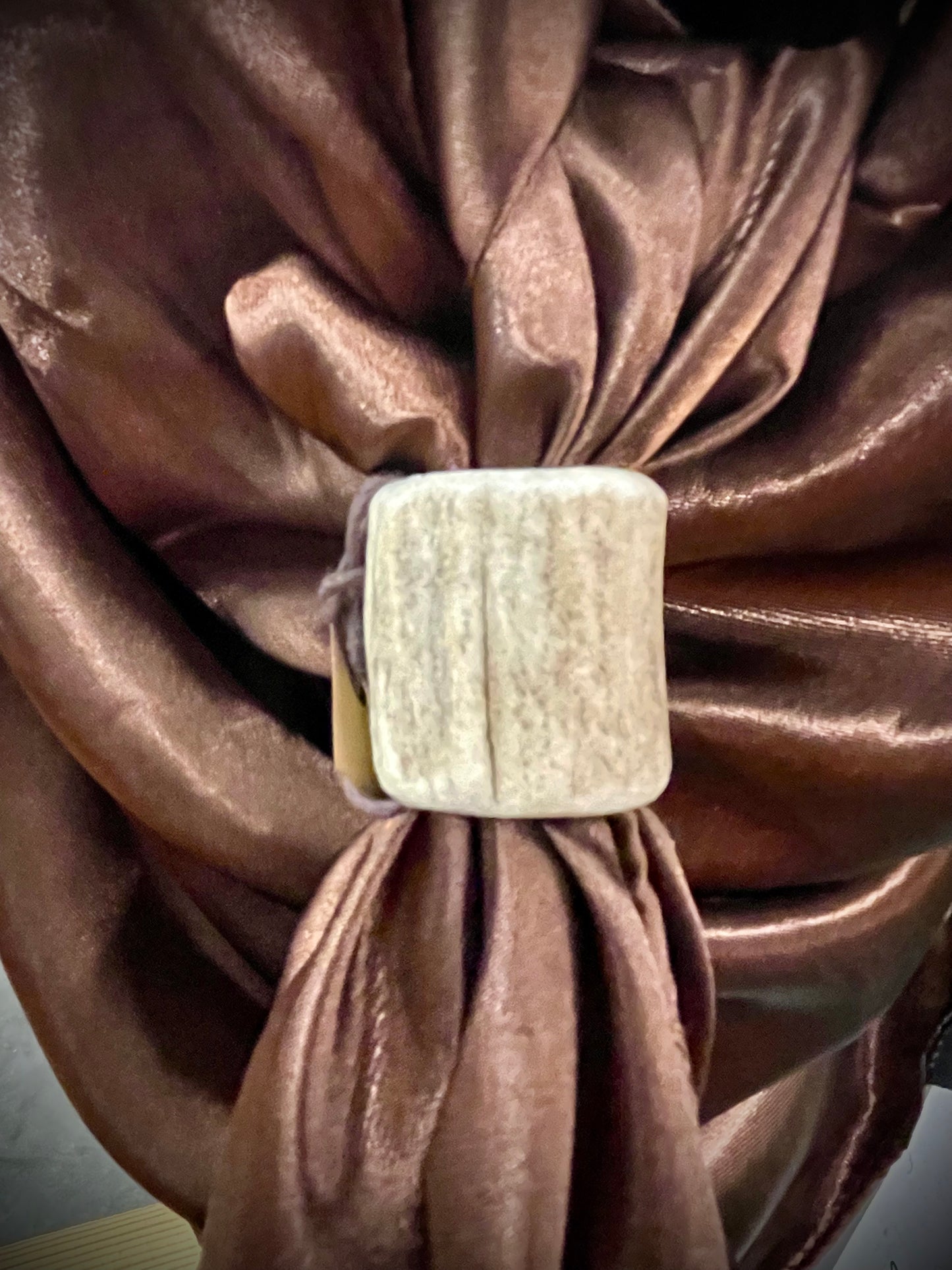 Handcrafted Antler Scarf Slides by North 89 Rustic Design