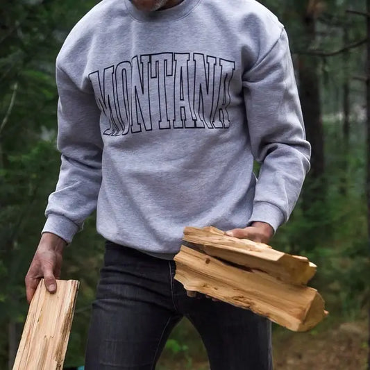Montana Unisex Pullover - Heather Grey