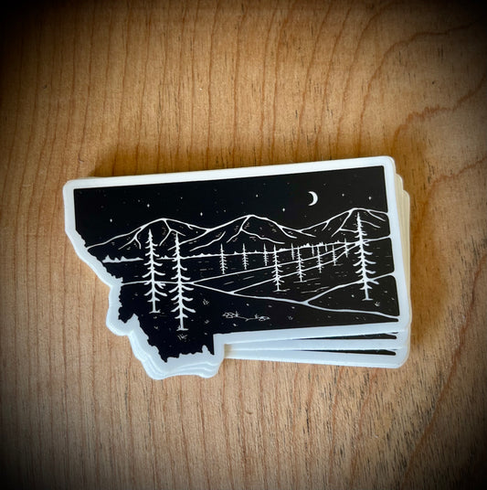 “Montana” Vinyl Stickers