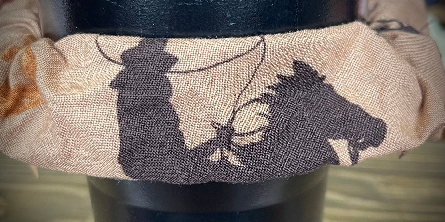 “Wild West” Hair Scrunchies