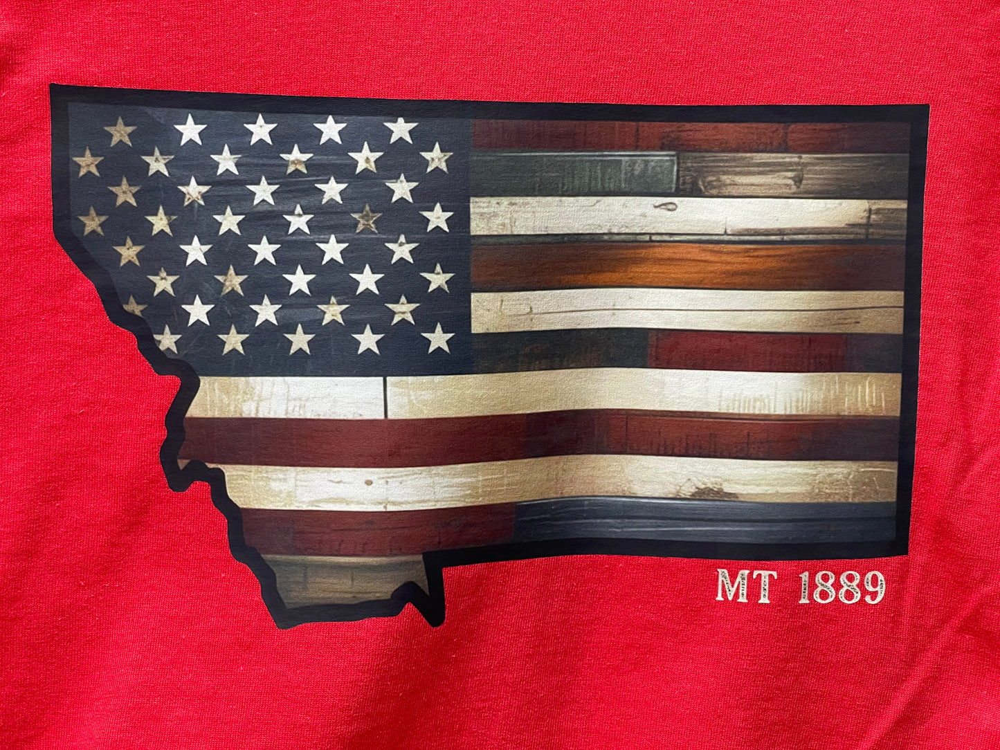 “Rustic MT 1889 USA” Tees—Adult