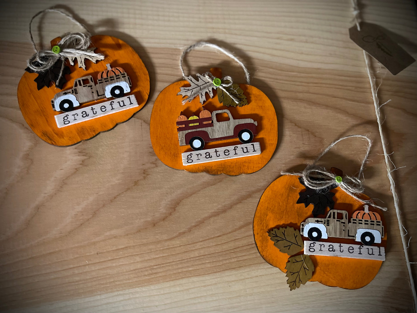 Harvest Handcrafted Pumpkin Ornaments