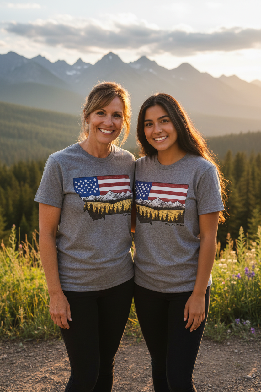 “Montana Sketch USA”—Adult