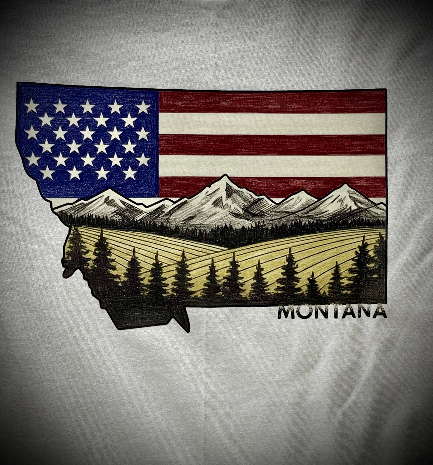 “Montana Sketch USA”—Adult