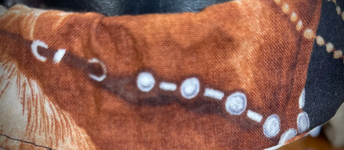 “Wild West” Hair Scrunchies