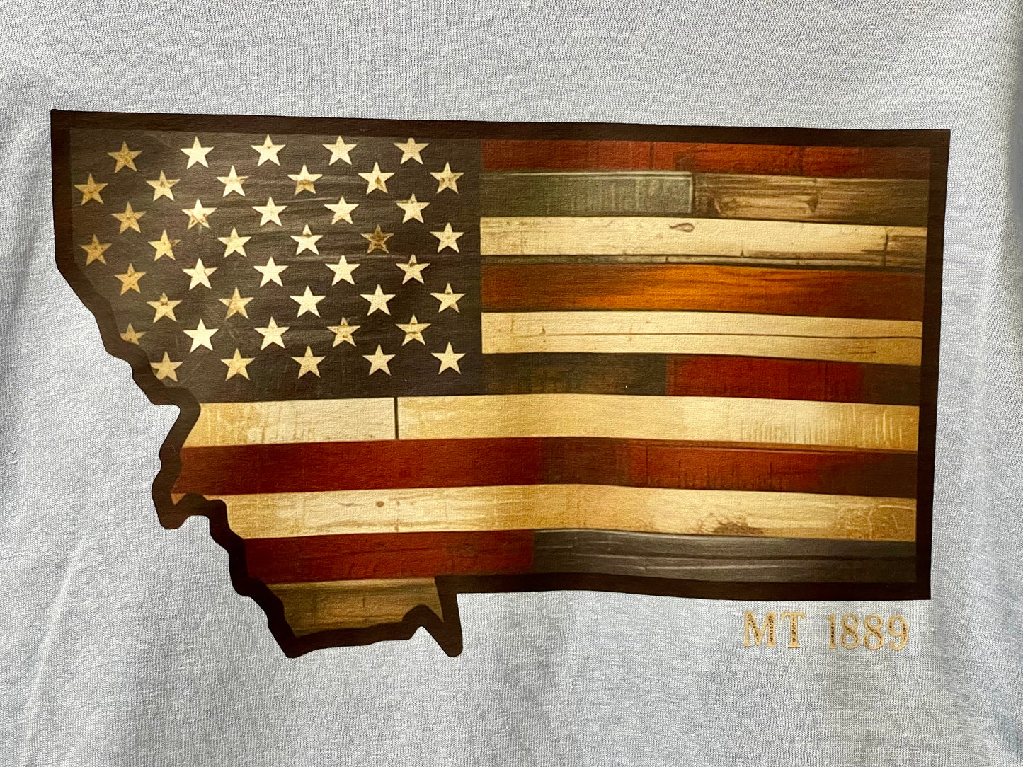 “Rustic MT 1889 USA” Tees—Adult