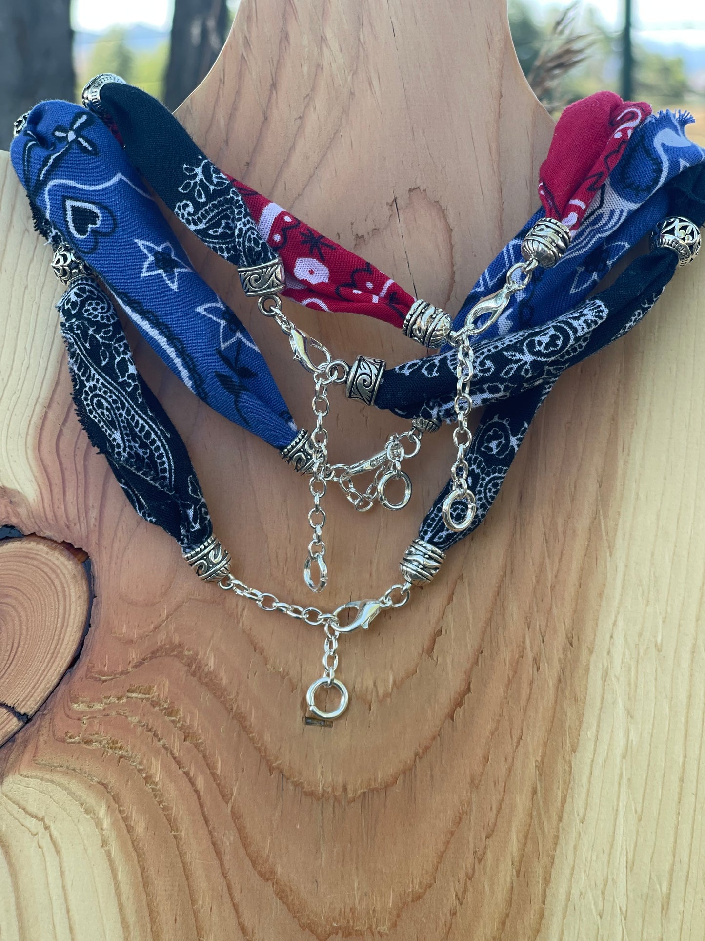 Sagebrush Exclusive x Crazy Kate Designs Western Bandana Necklace