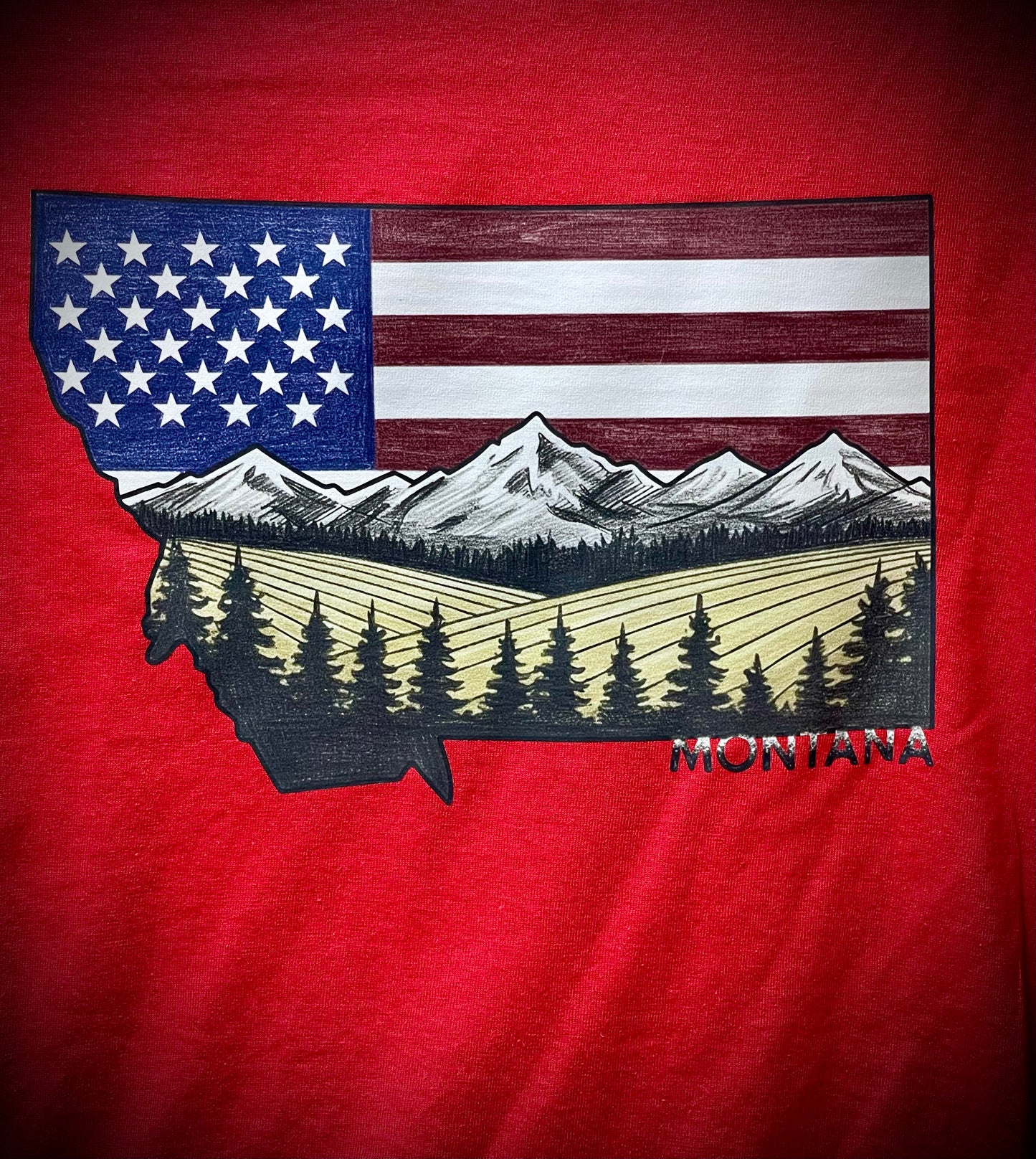“Montana Sketch USA”—Adult