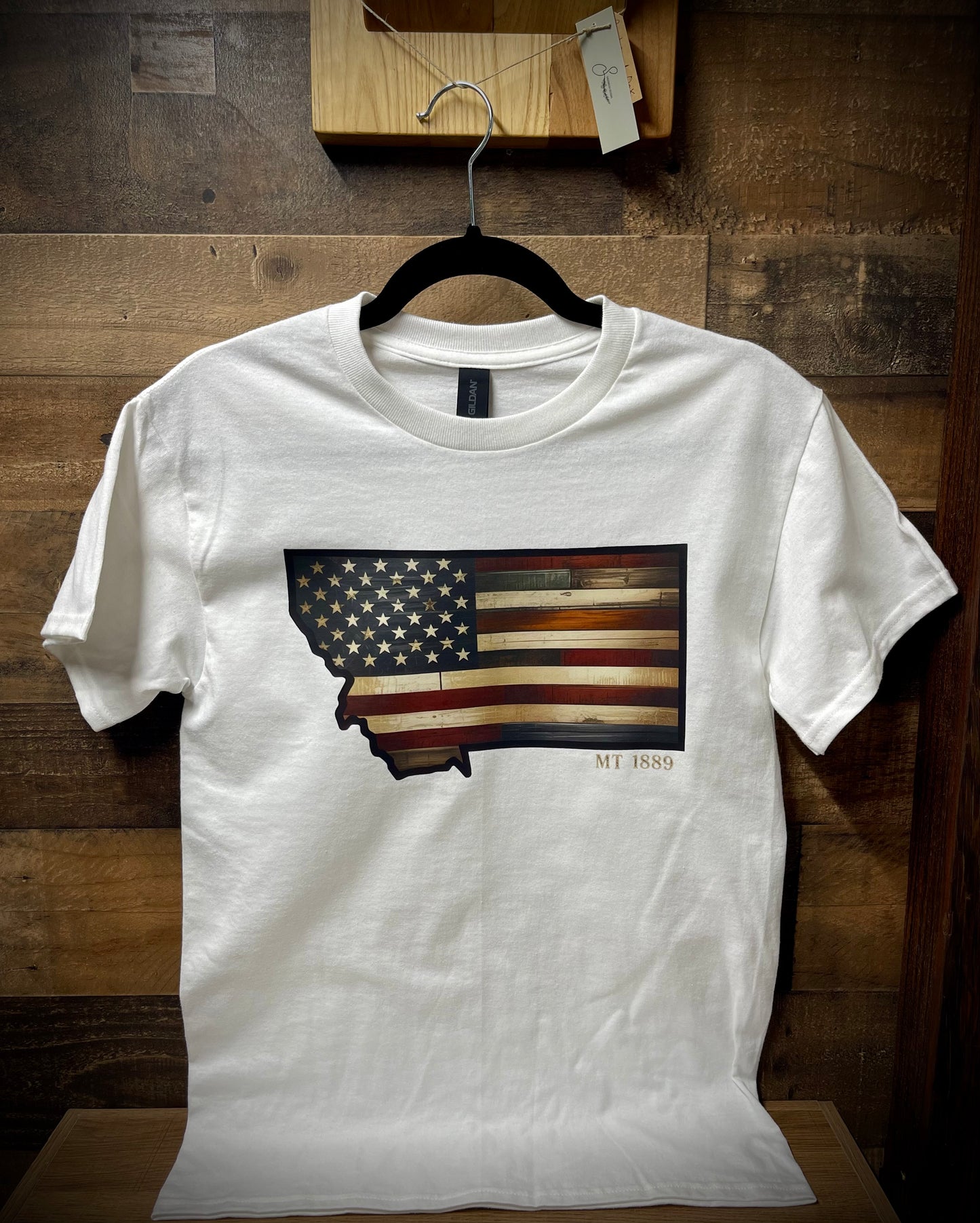 “Rustic MT 1889 USA” Tees—Adult