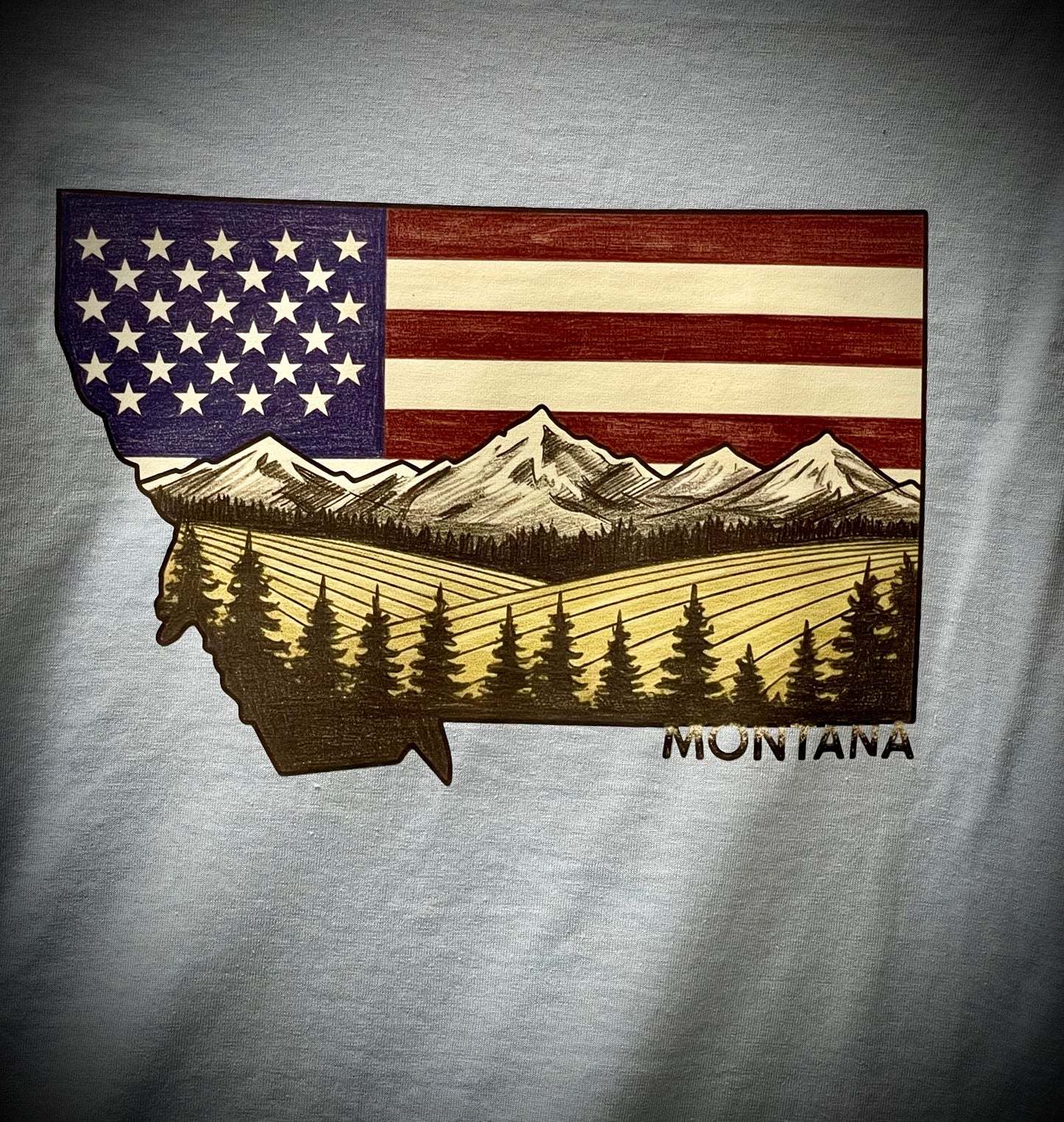 “Montana Sketch USA”—Adult