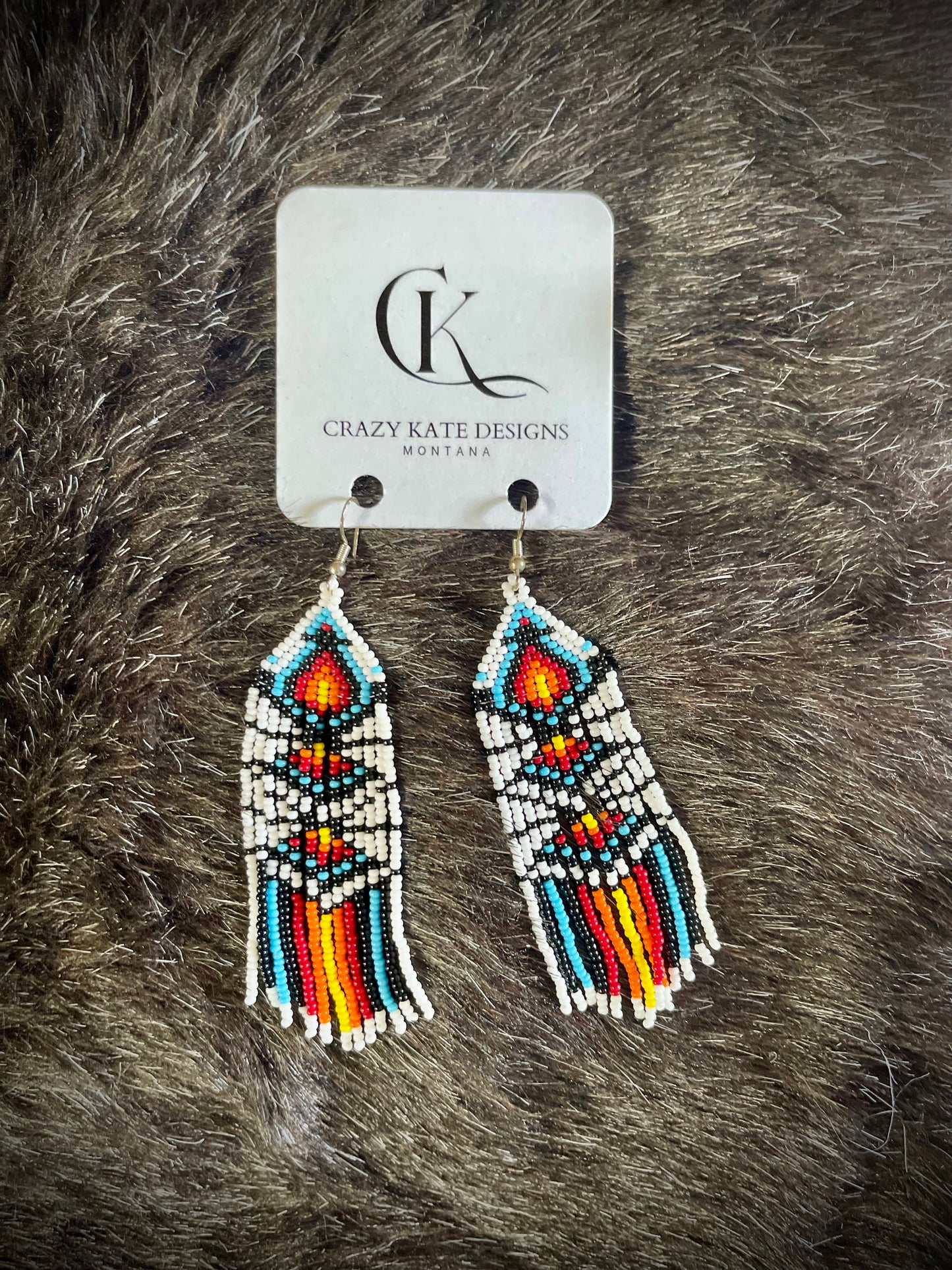 Crazy Kate Designs Seed Bead Earrings