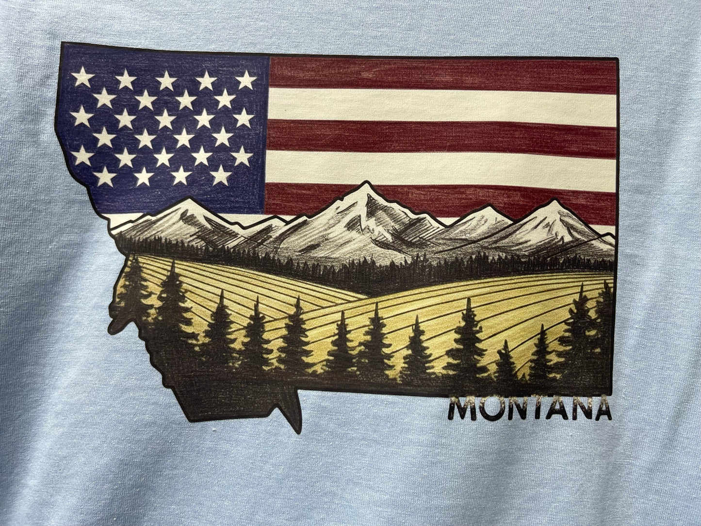 “Montana Sketch USA”—Adult