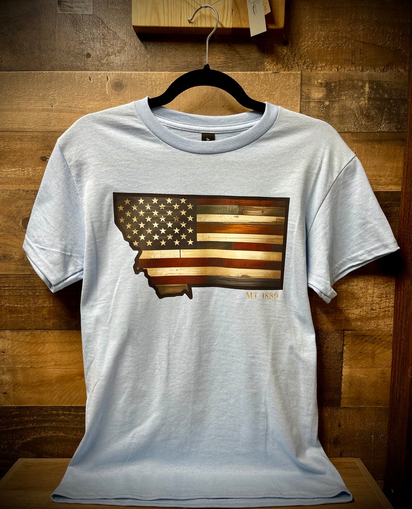 “Rustic MT 1889 USA” Tees—Adult
