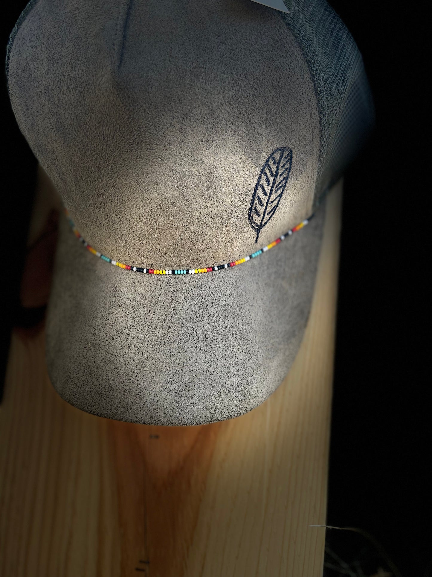 Sagebrush Exclusive x Crazy Kate Designs Hand-Beaded/Hand-Burned Baseball Caps
