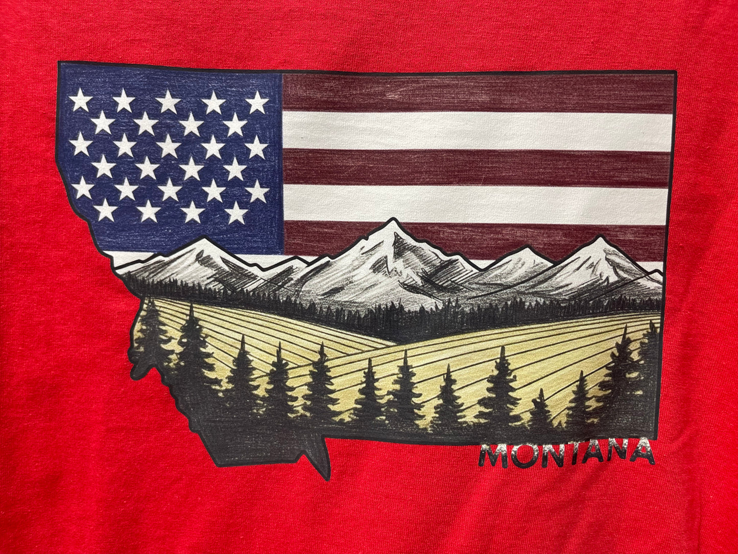 “Montana Sketch USA”—Adult