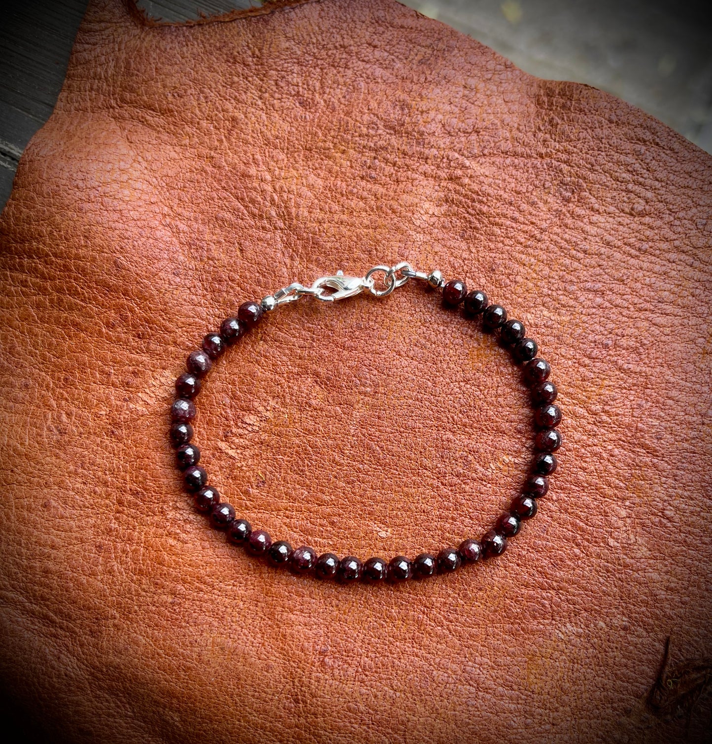 Pulseras con cuentas a mano