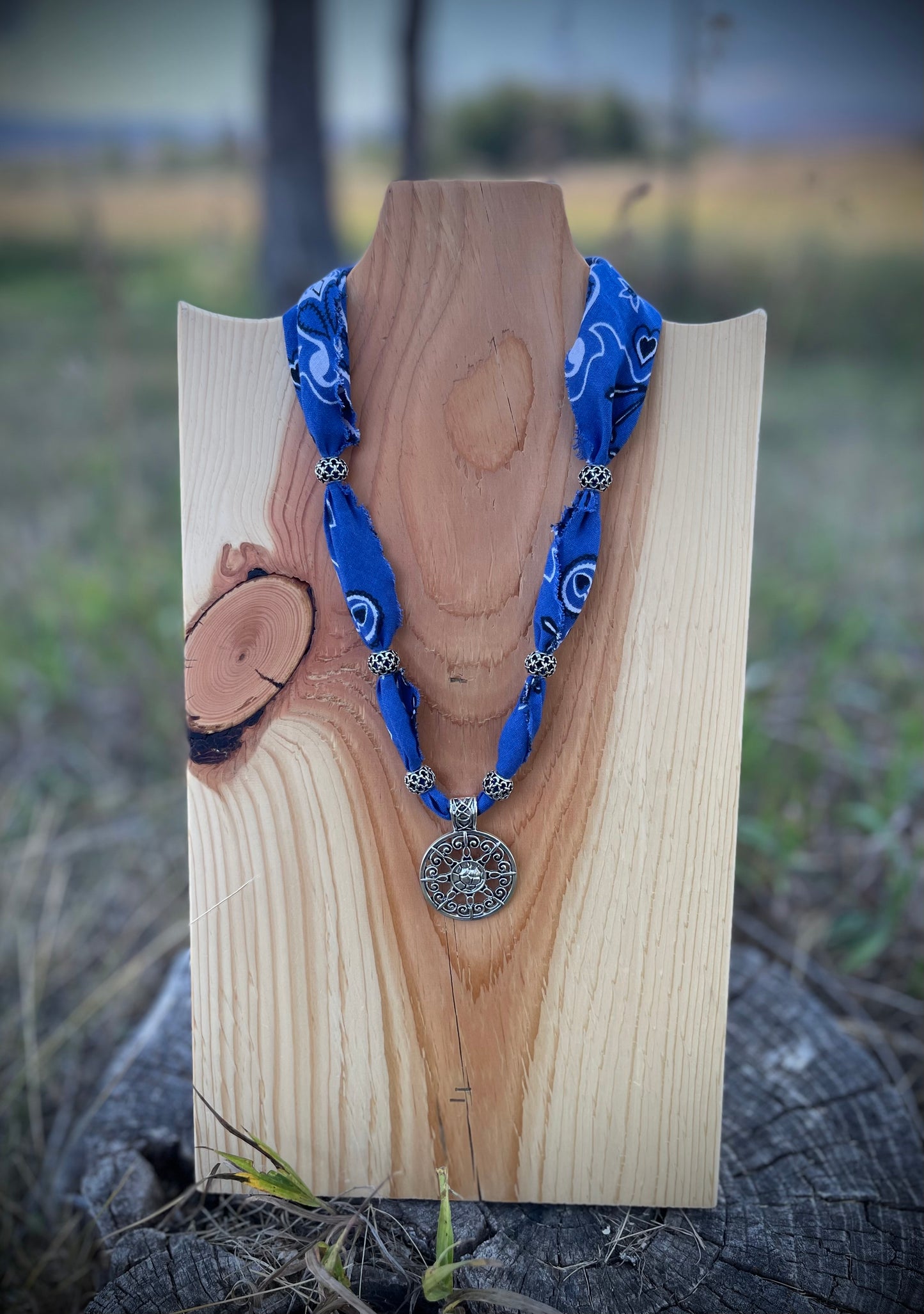 Sagebrush Exclusive x Crazy Kate Designs Western Bandana Necklace