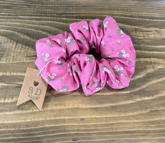 "Flirty Florals" Hair Scrunchies