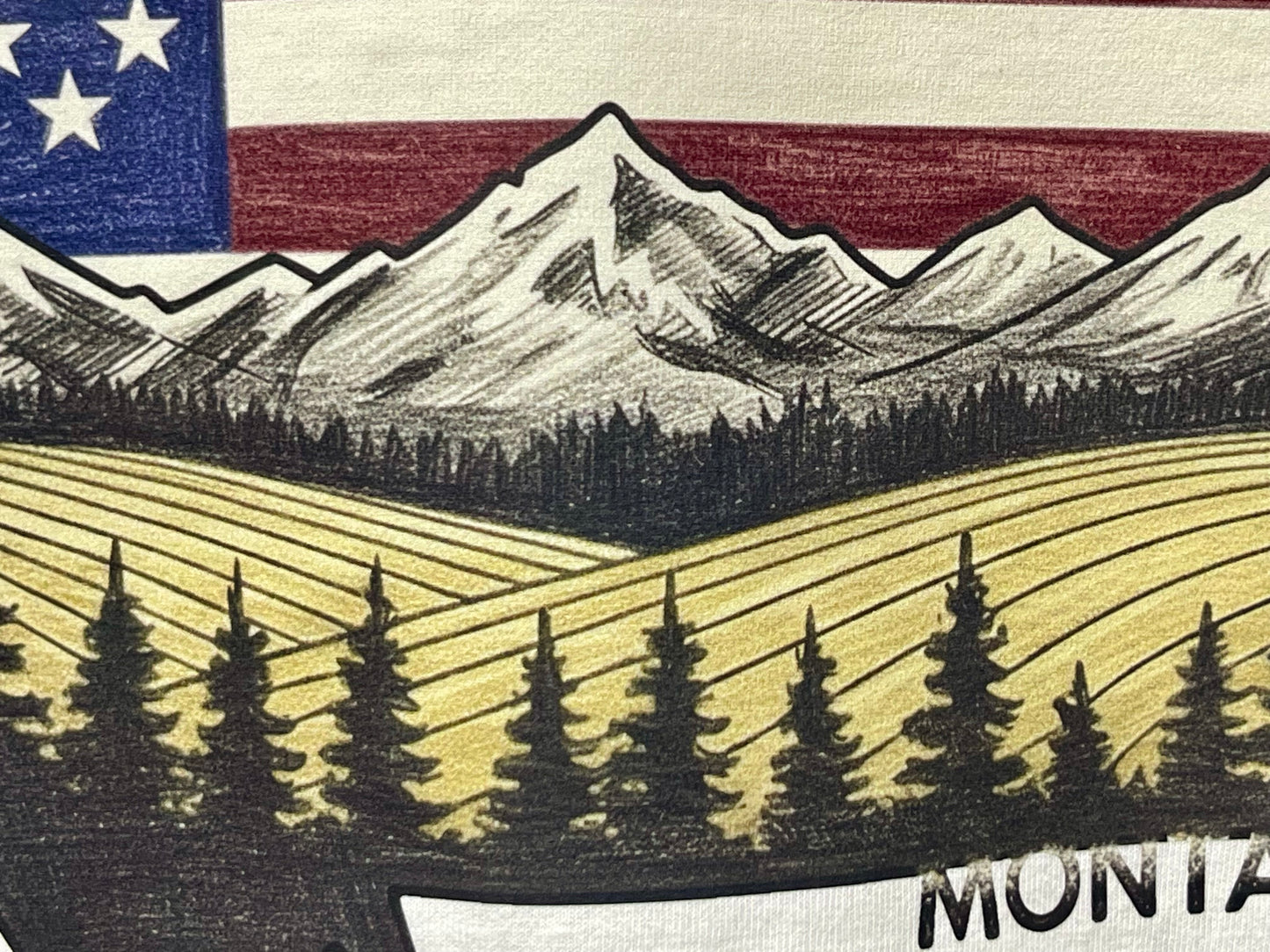 “Montana Sketch USA”—Adult