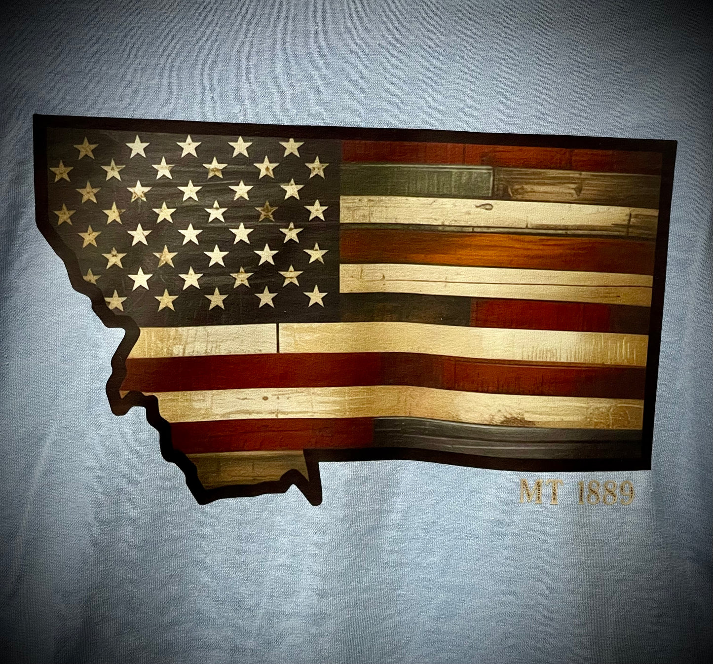 “Rustic MT 1889 USA” Tees—Adult