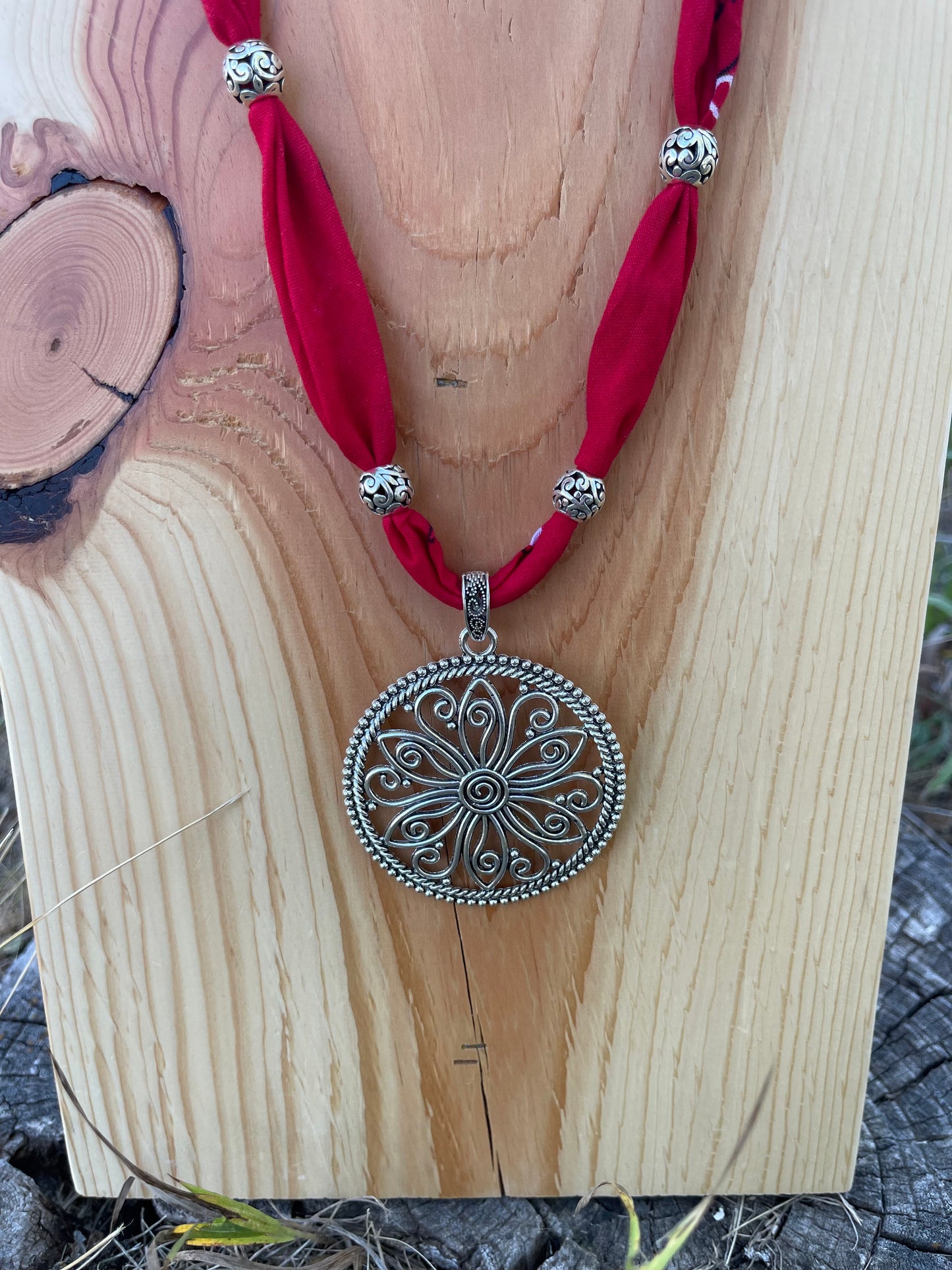 Sagebrush Exclusive x Crazy Kate Designs Western Bandana Necklace