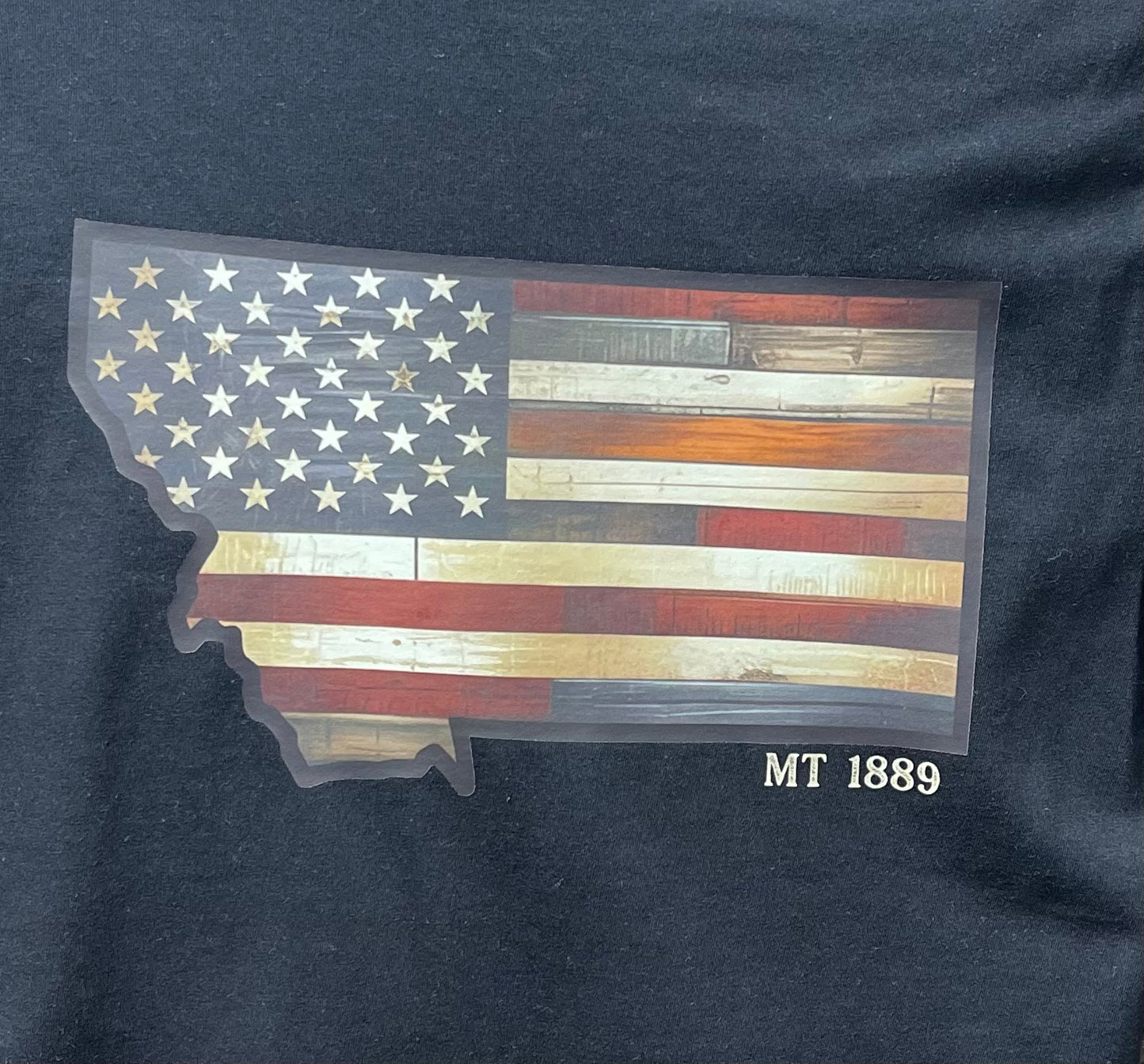 “Rustic MT 1889 USA” Tees—Adult