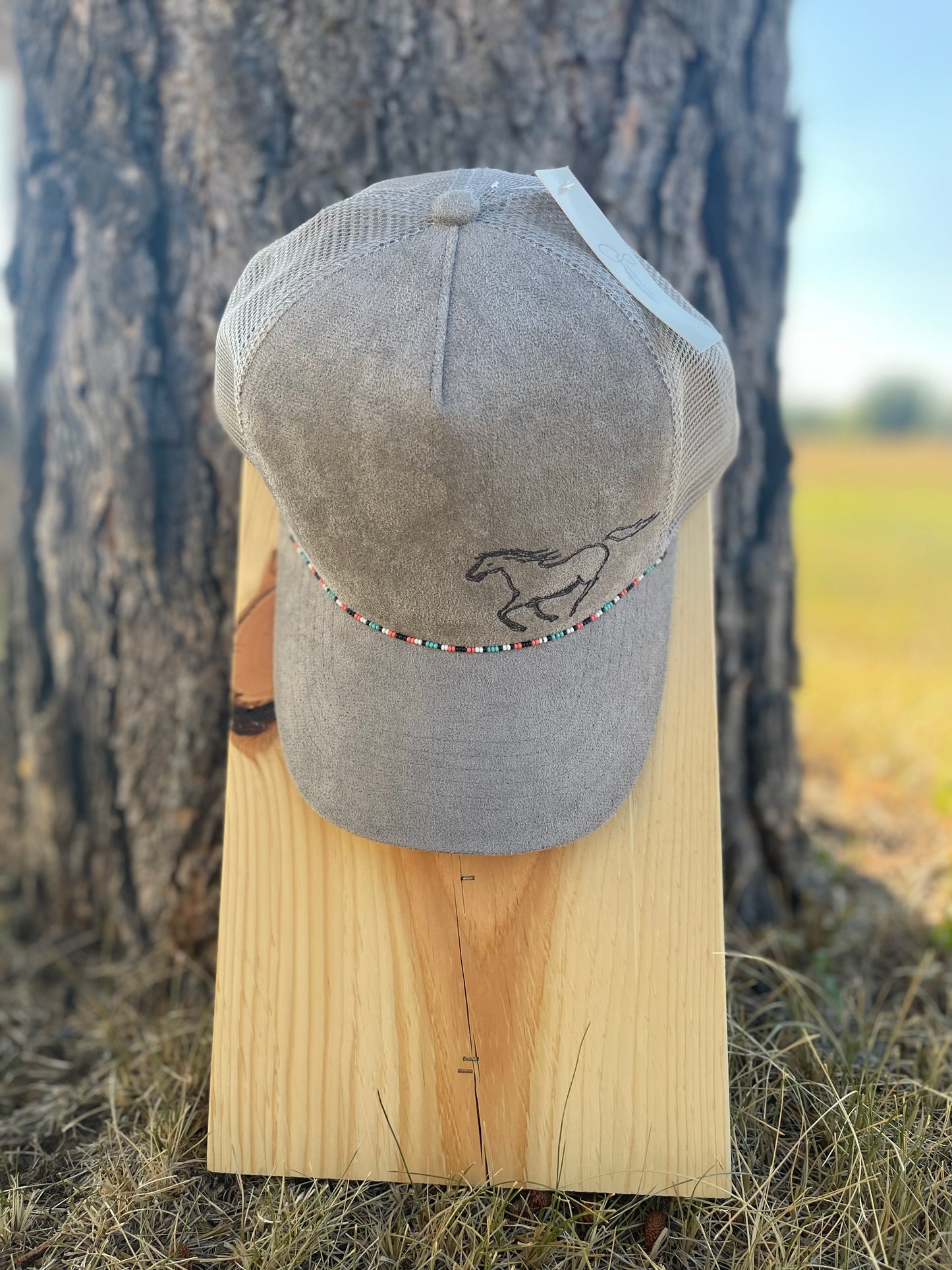 Sagebrush Exclusive x Crazy Kate Designs Hand-Beaded/Hand-Burned Baseball Caps