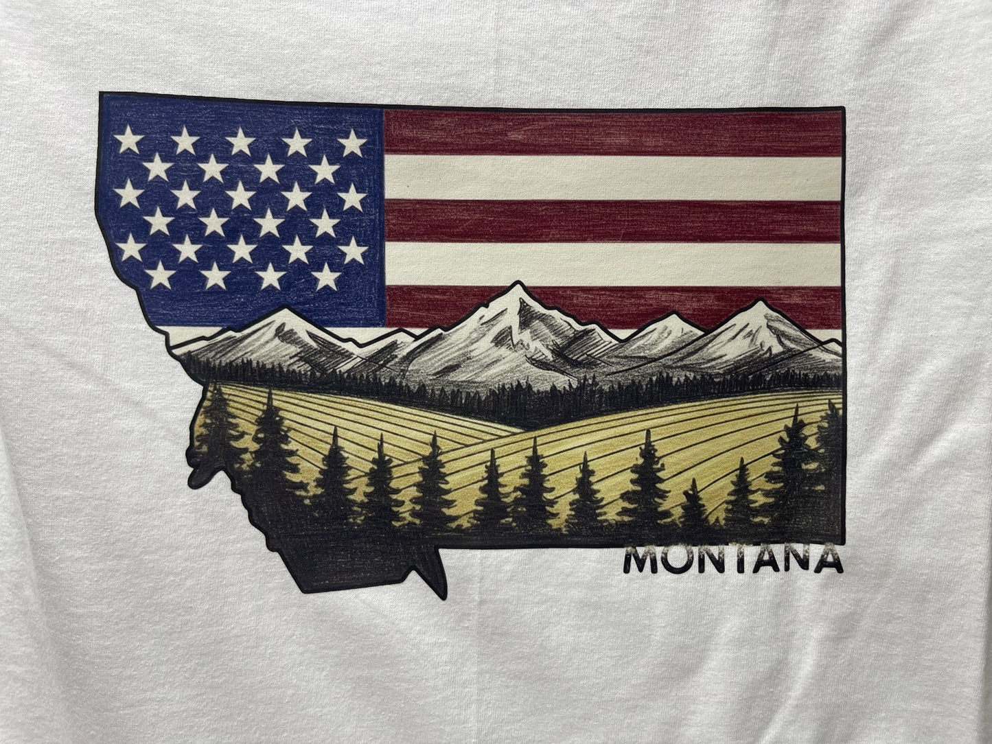 “Montana Sketch USA”—Adult