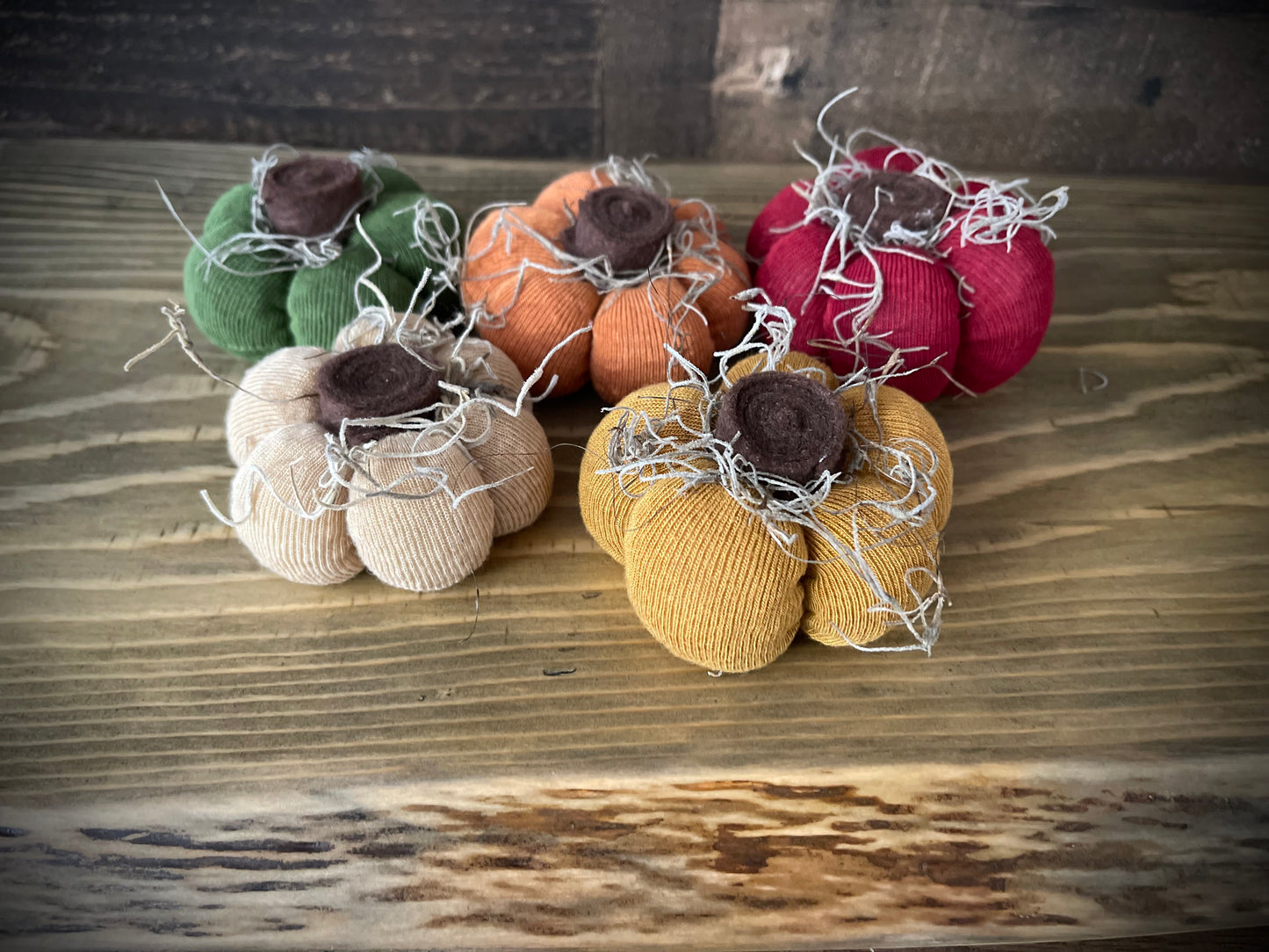 Cloth Decor Pumpkins