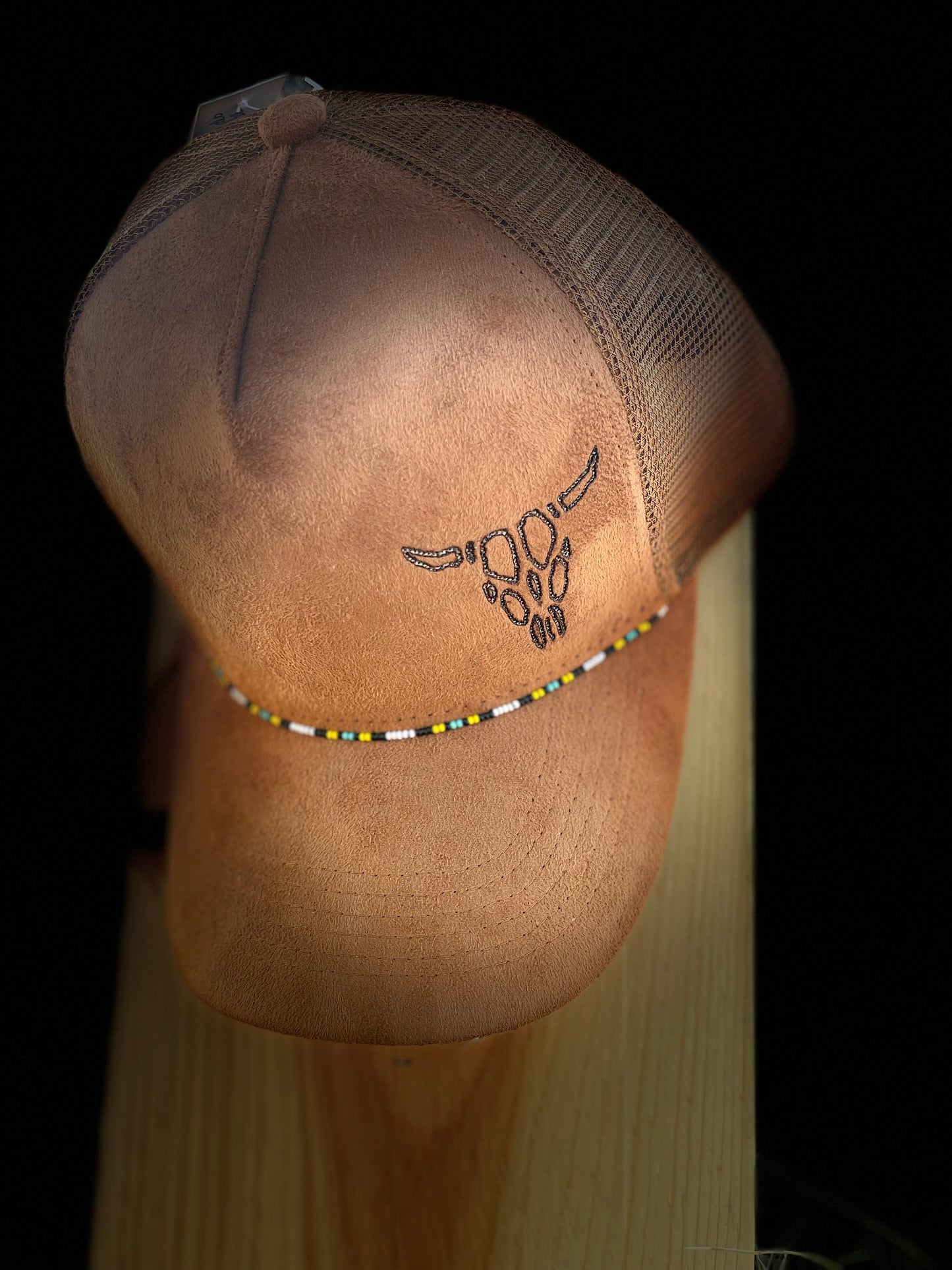 Sagebrush Exclusive x Crazy Kate Designs Hand-Beaded/Hand-Burned Baseball Caps