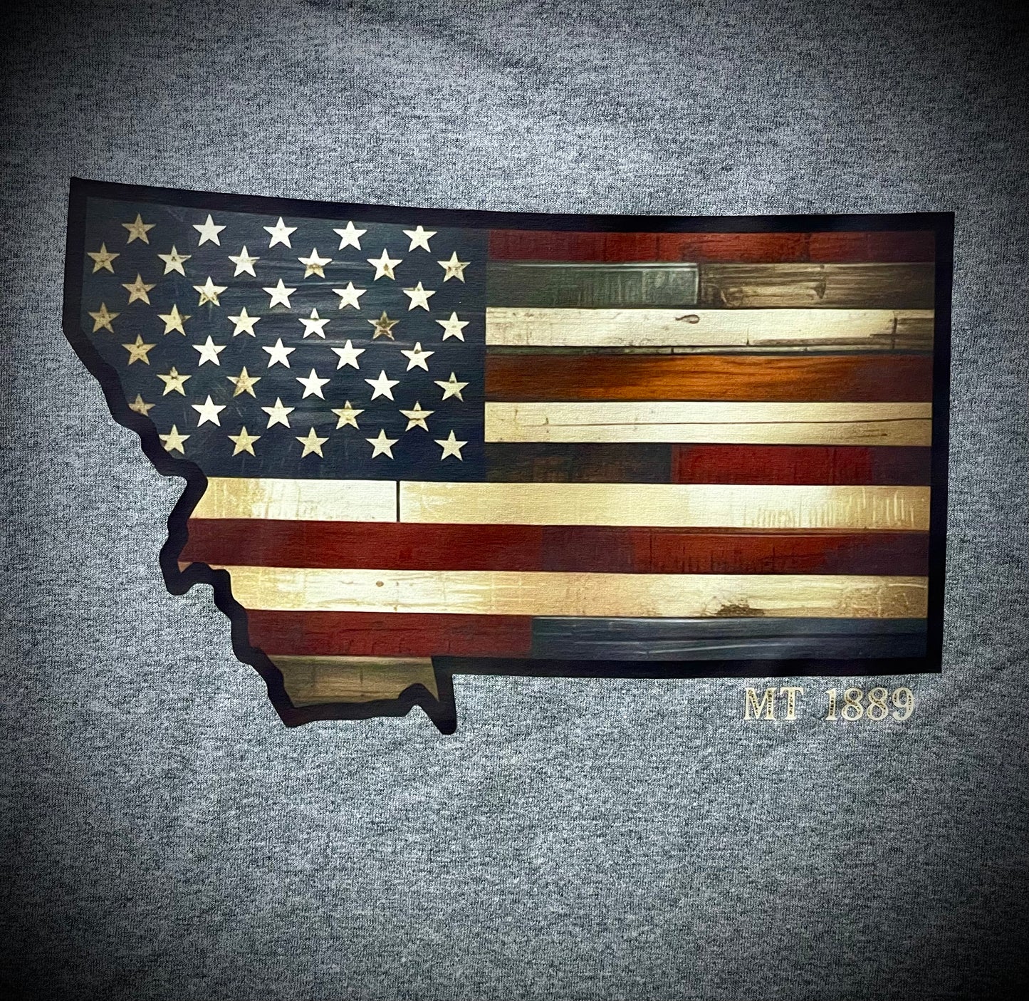 “Rustic MT 1889 USA” Tees—Adult