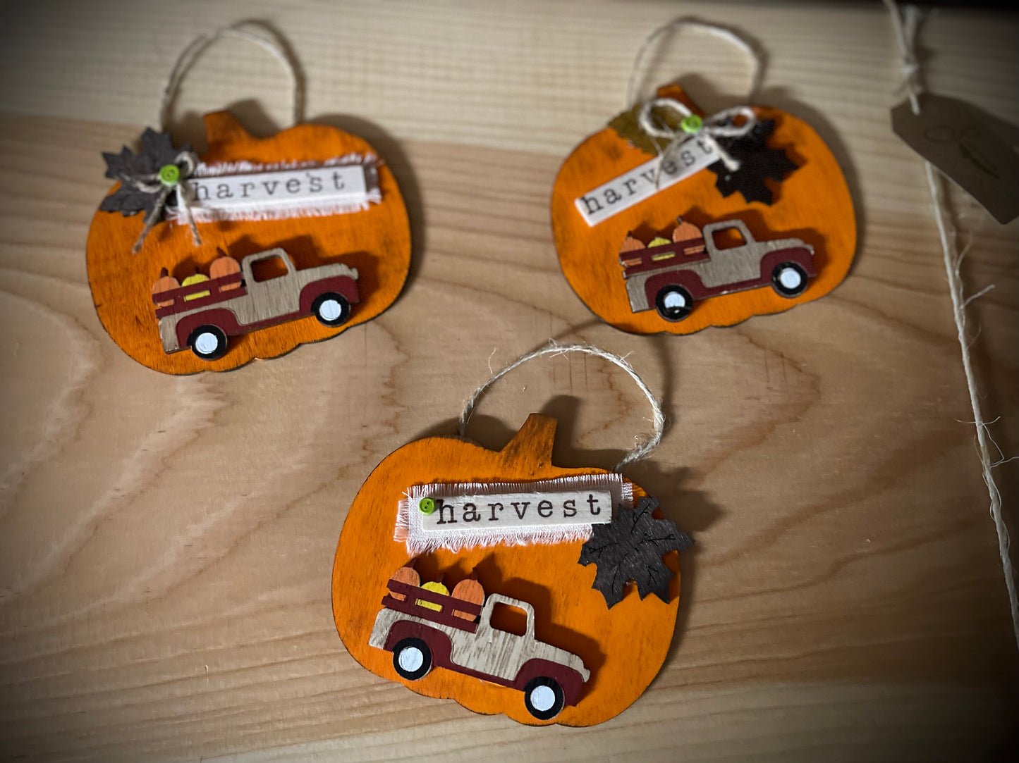 Harvest Handcrafted Pumpkin Ornaments