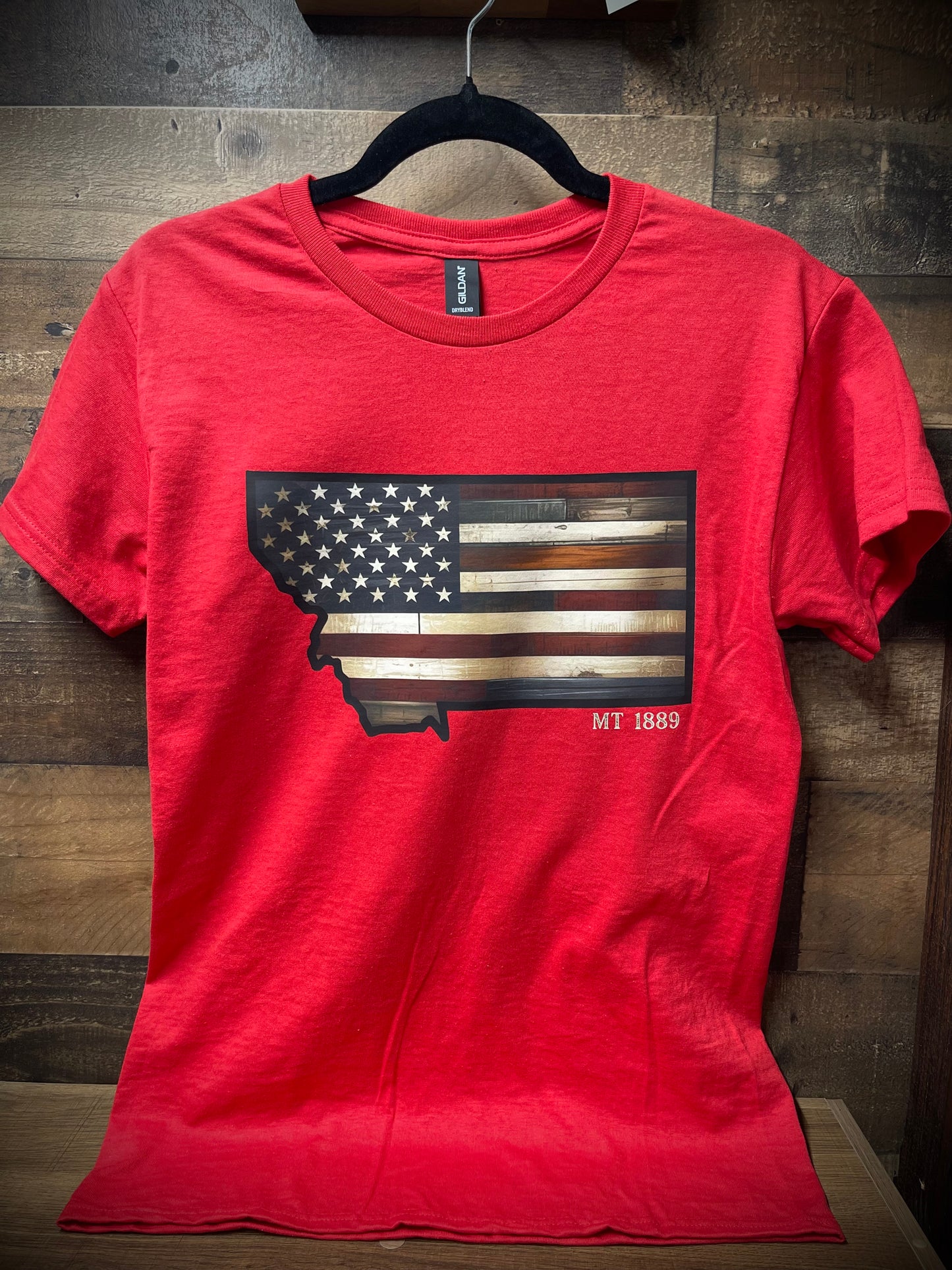 “Rustic MT 1889 USA” Tees—Adult