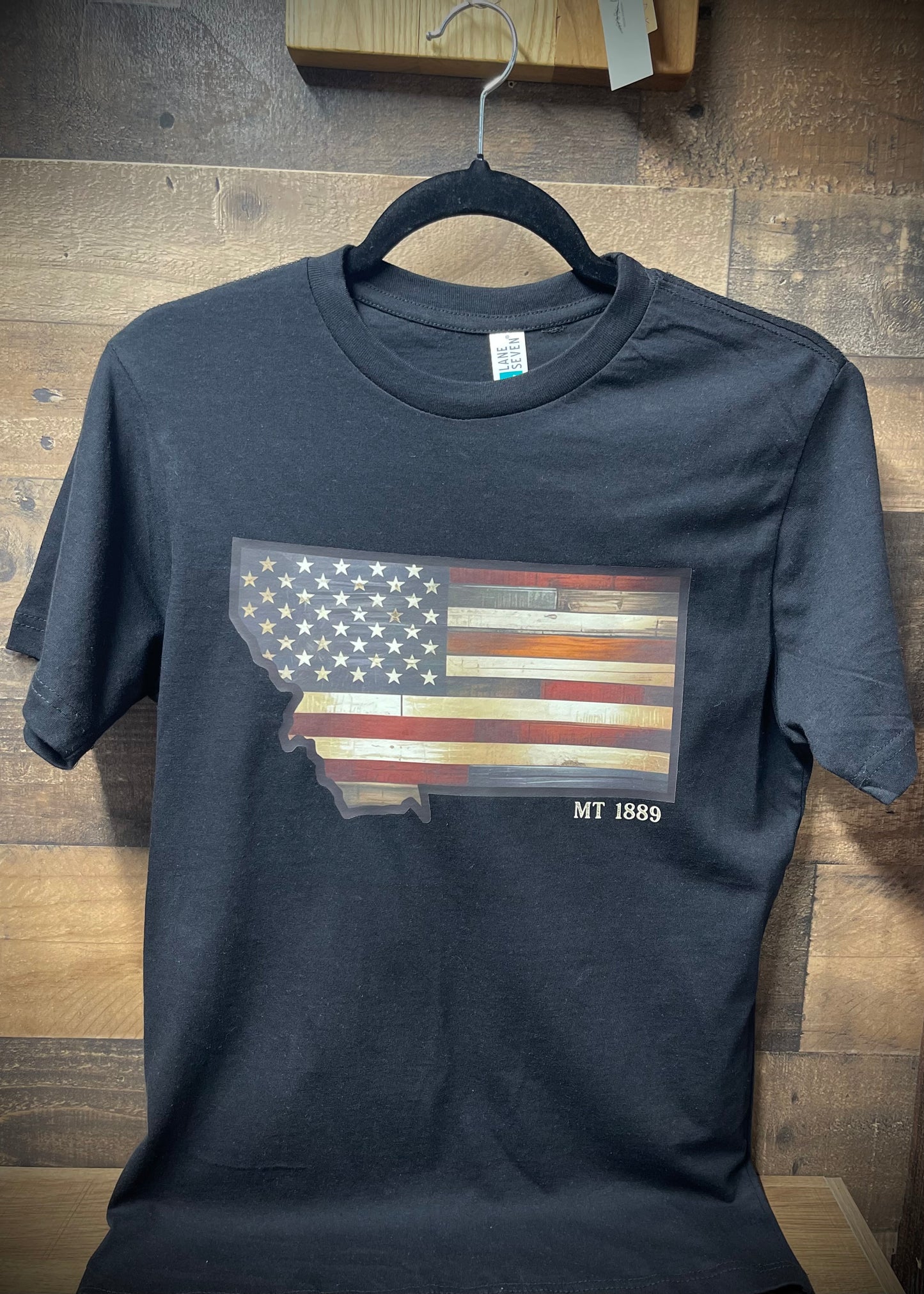 “Rustic MT 1889 USA” Tees—Adult