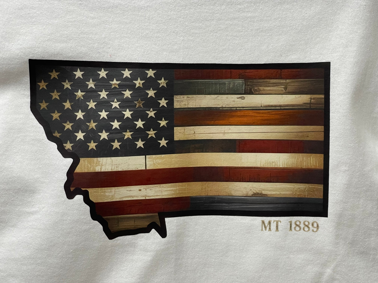 “Rustic MT 1889 USA” Tees—Adult